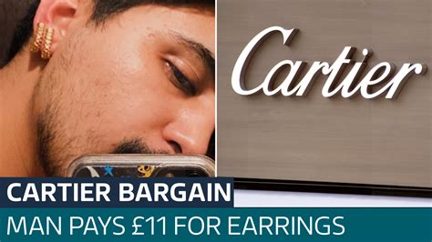 man buys cartier earrings|cartier necklaces for men.